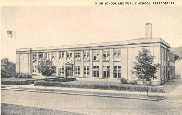 Freeport Jr Sr High School Post Card